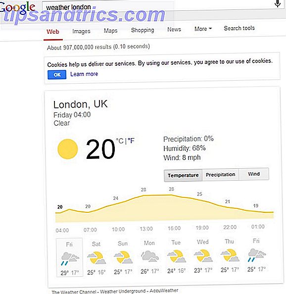 8 Conseils de recherche Google à garder à portée de main à tout moment google weather londres