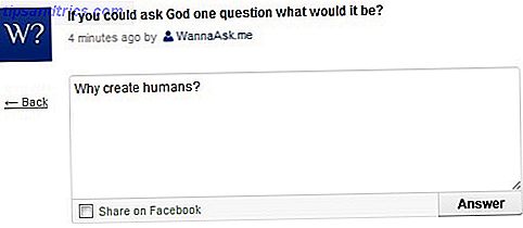 WannaAskMe: anonimamente fazer perguntas de usuários do Facebook Create1