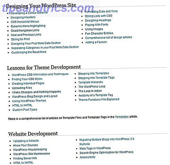 Lær at kode: 10 gratis og fantastiske online ressourcer til at finpudse dine færdigheder WordPress Codex List
