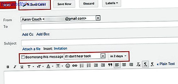 Verwandeln Sie Google Mail mit diesen Chrome-Erweiterungen in eine Produktivitätsbestie [Beta lädt ein] Boomerang