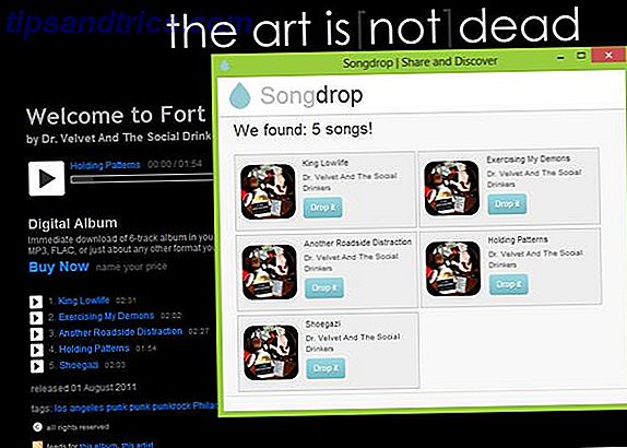 Songdrop: Din gratis og favorit sangbesparende tjeneste, du vidste ikke engang om indtil nu Songdrop sange fundet på bandcamp
