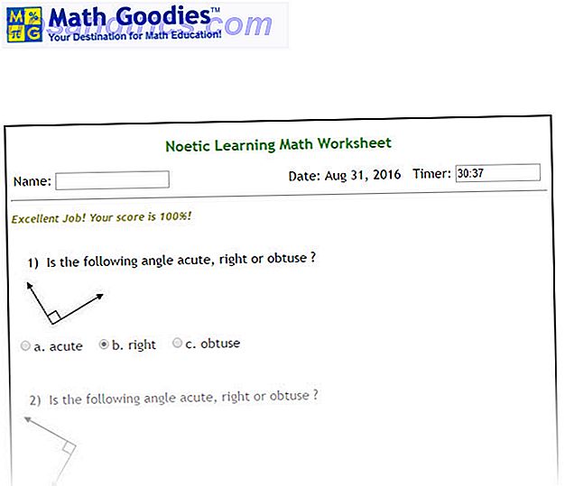 Math Goodies Noetic Feuille de travail d'apprentissage Exemple Capture d'écran
