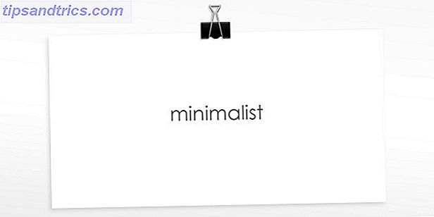 minimalistisch