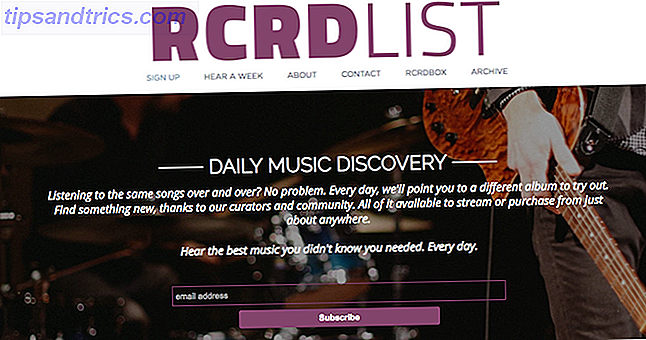 Opdag ny musik - RCRDList