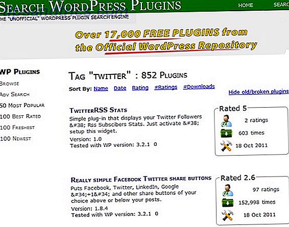 hitta wordpress plugins