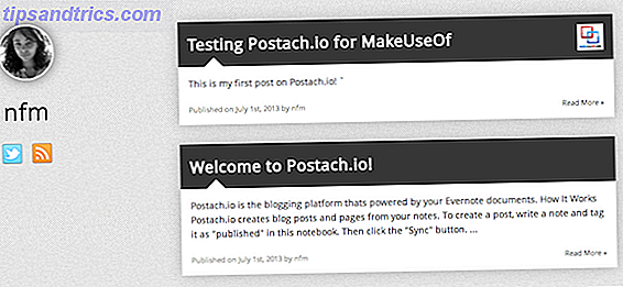 Transforme o Evernote em uma plataforma de blogs com o Postach.io Screen Shot 2013 07 01 at 12