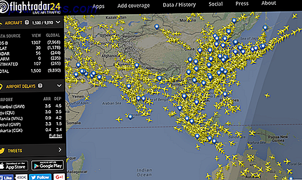 Real-Time-mappe Flightradar24