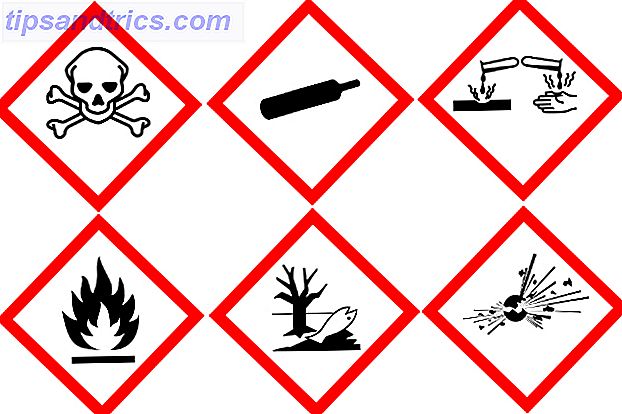 symboles de danger