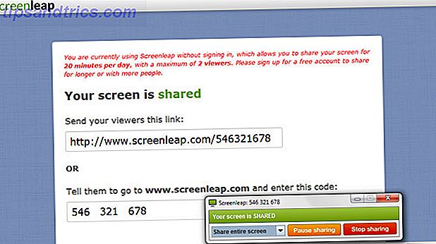 Dela din skärm med Screenleap