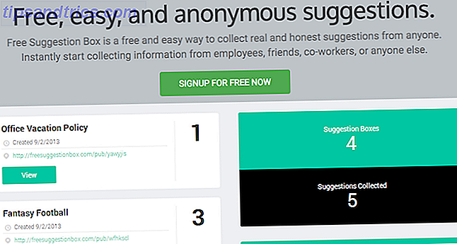 Anonyme app gratis forslagskasse