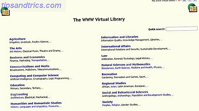 De virtuele bibliotheek van WWW