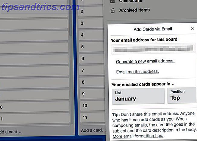hvordan man bruger trello - lav et kort via e-mail