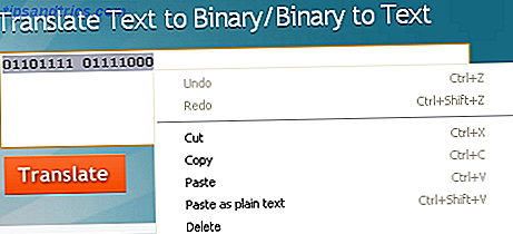 convertire un testo in binario