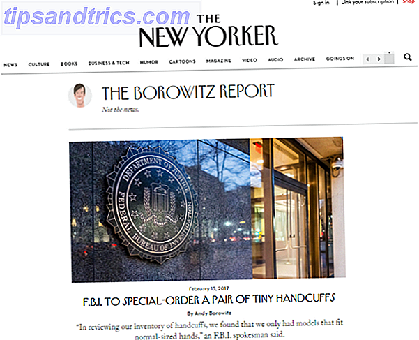Faux News: 10 bästa webbplatser för falska nyheter och Satire Borowitz rapport 616x500
