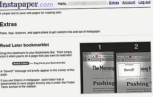 Como salvar artigos da web para ler mais tarde em seu não-comprimido Kindle Instapaper Bookmarklet