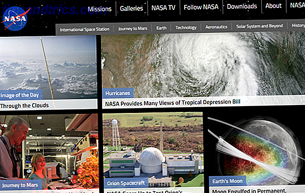 NASA-hjemmeside
