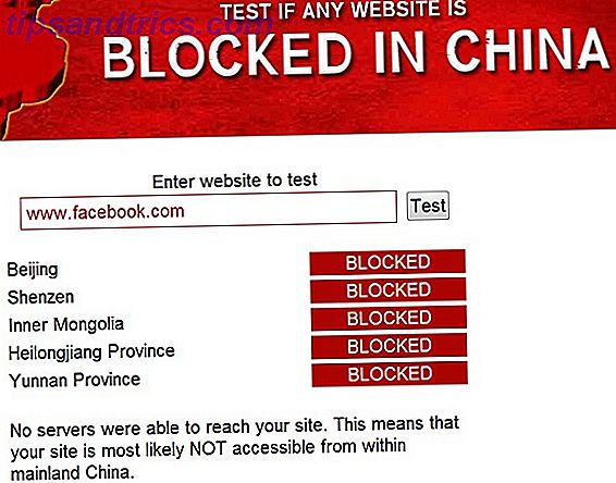 δοκιμάστε εάν οποιοσδήποτε ιστότοπος έχει αποκλειστεί στην Κίνα