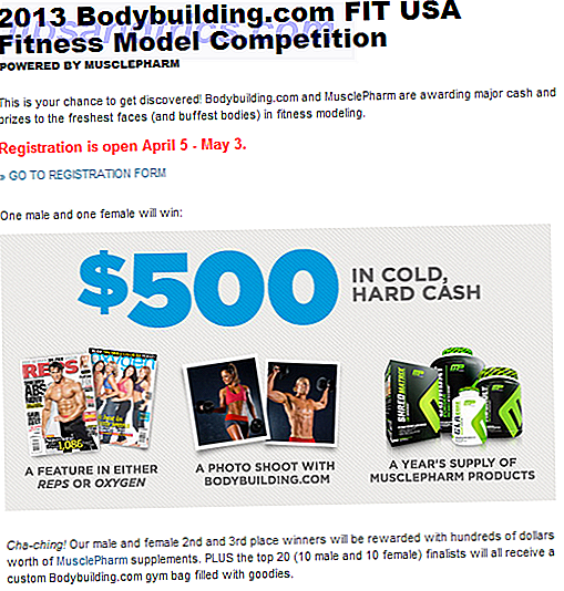 5 Best Body Contest Websites, wo Sie Geld für Fit Fitness Körper Fitness5 gewinnen können