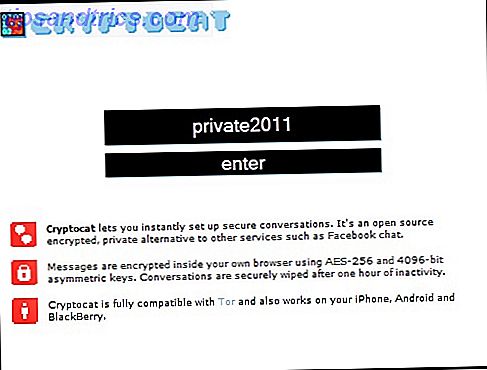 CryptoCat: Proporciona chat privado y encriptado dentro de su navegador web