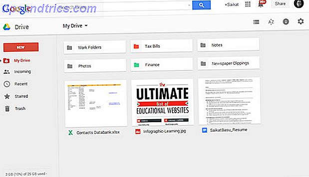 Google Drive - L'interface utilisateur