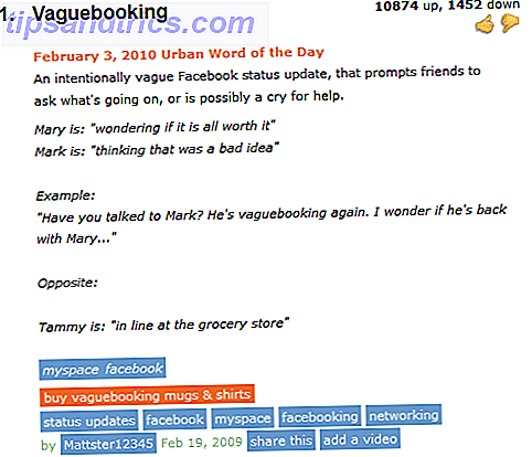 Was ist die Imbecilic Art von VagueBooking? Vaguebooking Definition