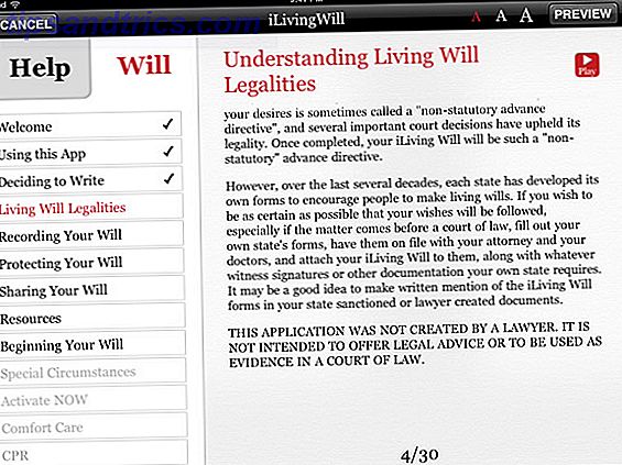 crear un testamento en vivo en línea