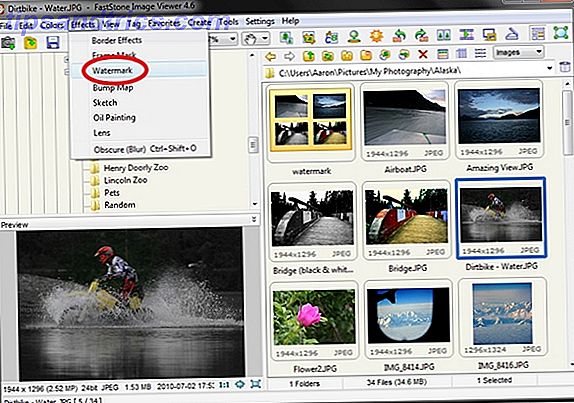 13 einfache und kostenlose Möglichkeiten, Fotos mit Wasserzeichen zu versehen FastStone Image Viewer Watermark