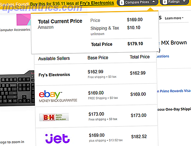 PriceBlink til shopping på Amazon
