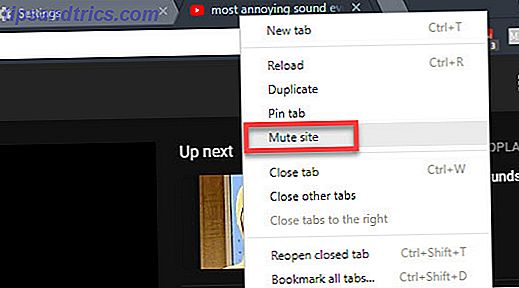 Hoe hele websites te dempen in Chrome Chrome Mute Site