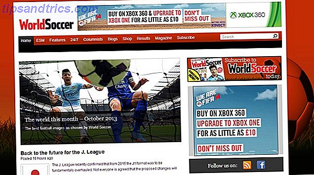 8 Superwebbplatser för Soccer Fans världsfotbolls hemsida