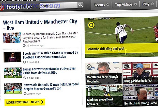 8 Superwebbplatser för Soccer Fans footytube hemsida