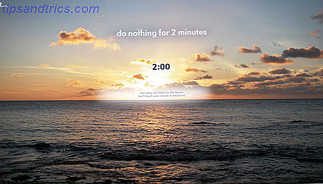Ikke gjør noe i 2 minutter