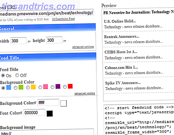 Crear una pantalla de teletipo de noticias de página completa con CSS y widgets RSS newsticker9