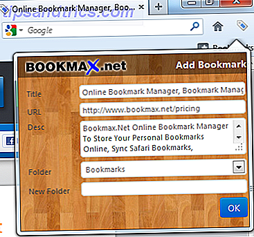 Bookmax: Speichern und verwalten Sie Ihre Lesezeichen Online bookmax2