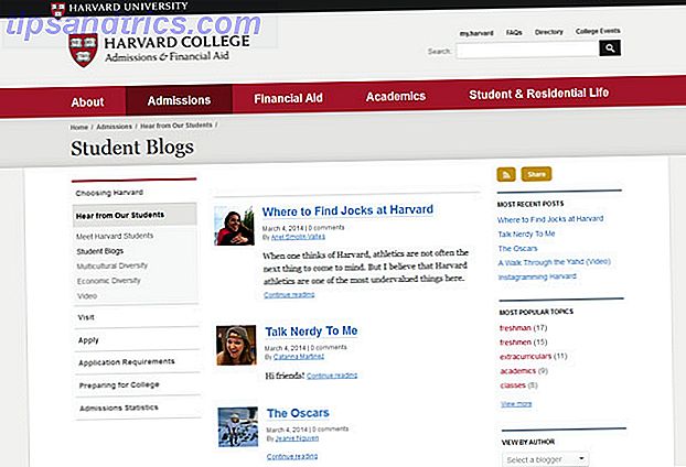 Student blogs