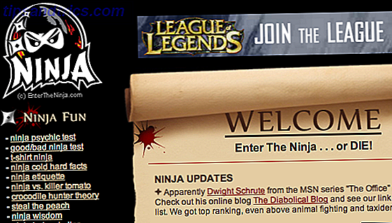 sitio web ninja