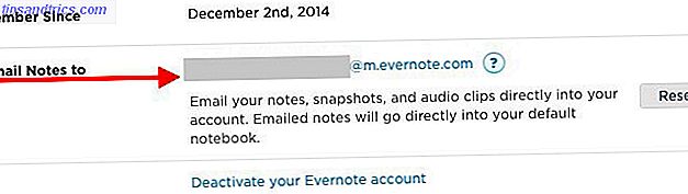 Notas de correo electrónico a Evernote
