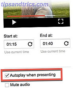 Google Slides - Lecture automatique de vidéos
