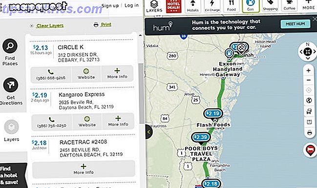 Mapquest Planer Gas Web