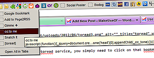 Använd din e-post som det är Instapaper Med toread & CC: till mig cctome2