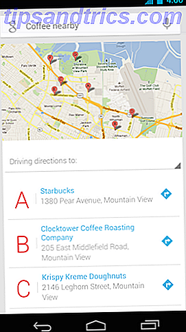 Google Maps koffie in de buurt