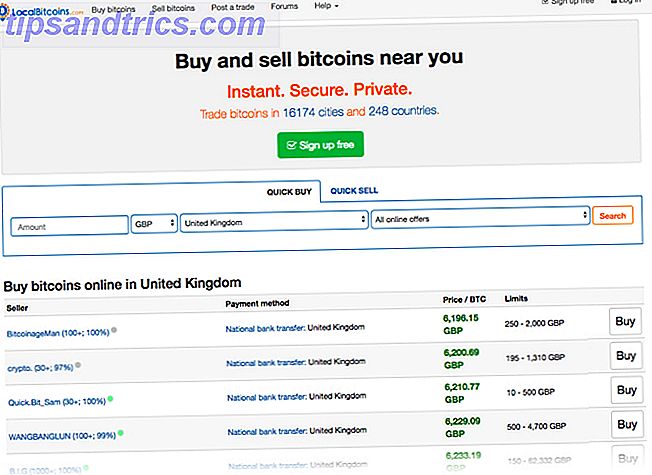 meilleurs échanges de crypto-monnaie - LocalBitCoins
