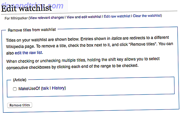 Wikipedia-watchlist