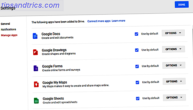 Google Drive-inställningarna ändras