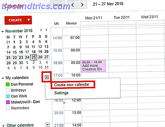 Google-kalender oprettelse