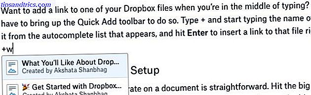 Dropbox Papierschnell Datei hinzufügen