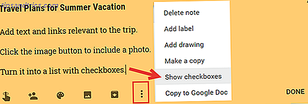 Verwenden von Google Notizen zum Organisieren Ihrer Reisepläne GoogleKeepCreateNoteDescribed web