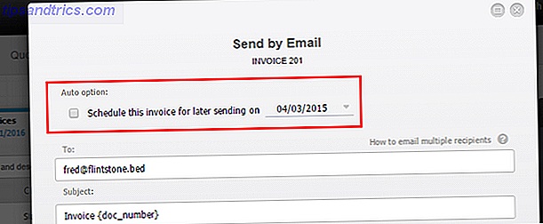 10 Invoicebus: programar el correo electrónico