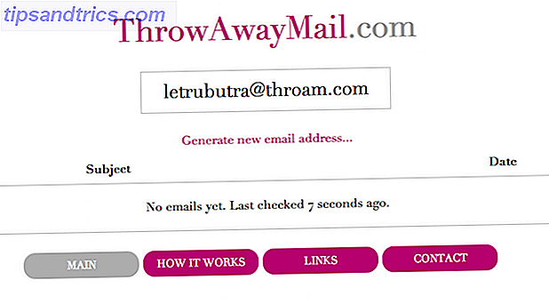 5 Fontes on-line para endereços de e-mail descartáveis ​​throwawaymail