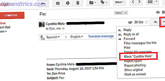 Cómo bloquear correos electrónicos en Gmail bloquear correo gmail 670x329